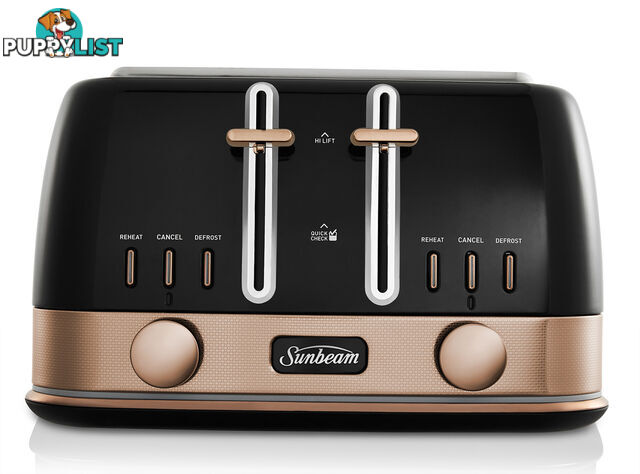 Sunbeam New York Collection 4 Slice Toaster - TA4440KB - Sunbeam - S-TA4440KB