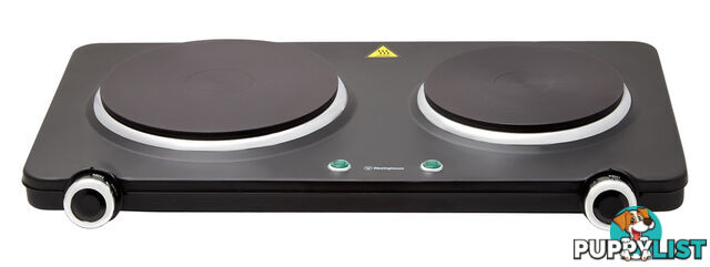 Westinghouse Double Electric Hotplate - WHEHP02K - Westinghouse - W-WHEHP02K