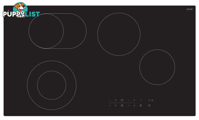 Euro Appliances 90cm Ceran Touch Electric Cooktop - ECT900C6 - Euro Appliances - E-ECT900C6