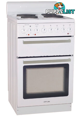 Artusi 54cm Electric Freestanding Cooker - AFDE5470W - Artusi - A-AFDE5470W