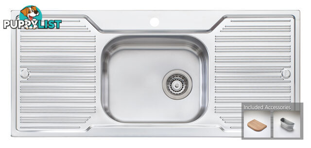 Oliveri Diaz Single Bowl Sink - DZ133 1TH - Oliveri - O-DZ133 1TH