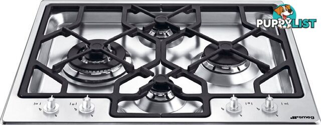 Smeg 60cm Gas Cooktop - PGA64 - Smeg - S-PGA64