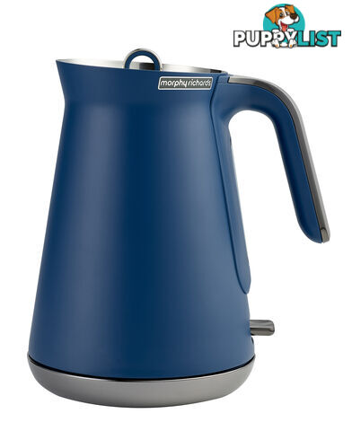 Morphy Richards Aspect Black Chrome Kettle - Deep Blue - 100022 - Morphy Richards - M-100022