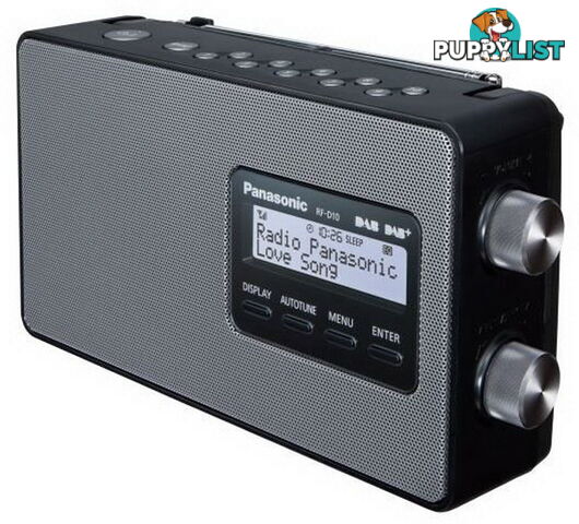 Panasonic Portable Digital Radio - RF-D10GN-K - Panasonic - P-RF-D10GN-K