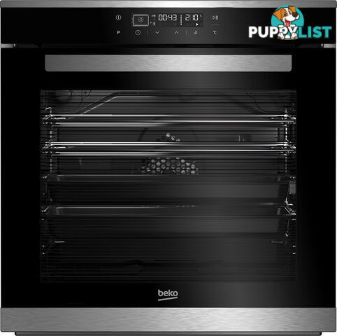 Beko 94L Pyrolytic Built-in Oven - BBO60B2PB - Ex Display - Beko - B-BBO60B2PB- Ex Dipslay