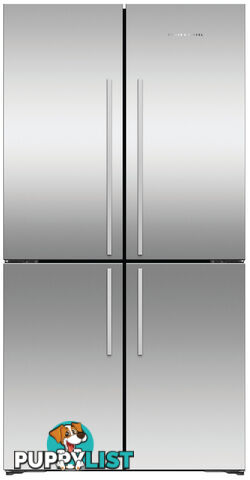 Fisher & Paykel 538L Quad Door Fridge - Stainless Steel - RF605QDVX2 - Fisher & Paykel - F-RF605QDVX2