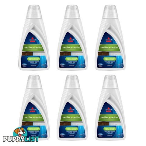 Bissell Hard Floor Sanitise Cleaning Formula Pack of 6 - 2532-6 - Bissell - B-2532-6-PACK