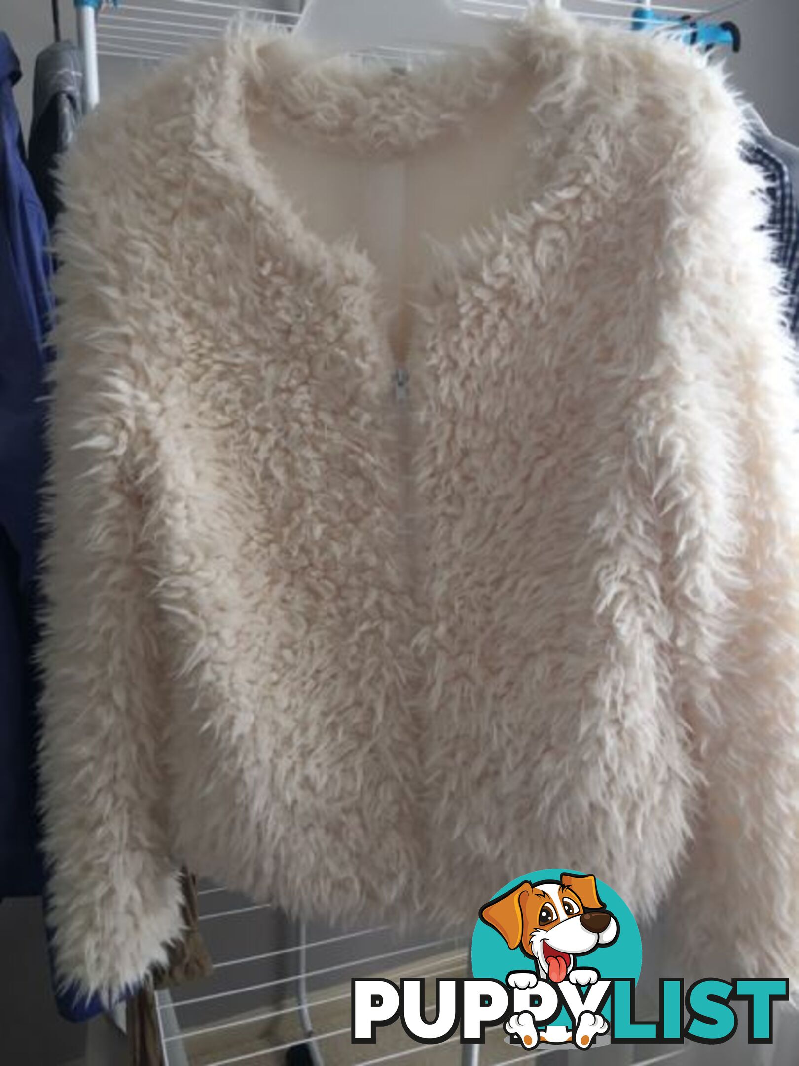 White Fur (fake) Jacket - Dress up