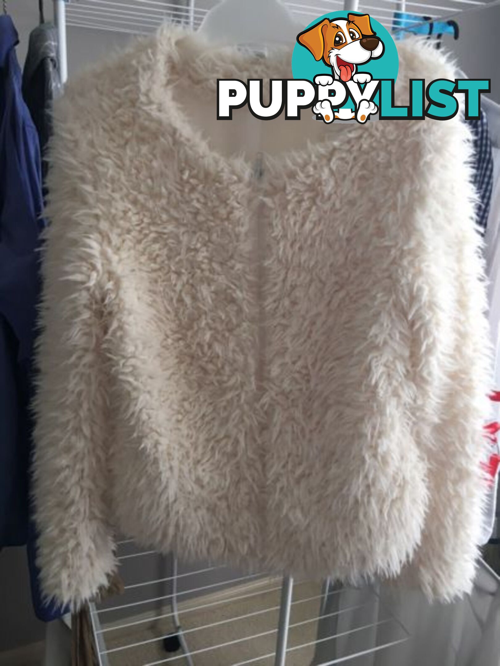 White Fur (fake) Jacket - Dress up