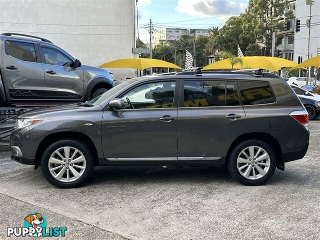 2013 TOYOTA KLUGER ALTITUDE FWD 7 SEAT GSU40R MY12 WAGON
