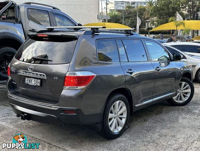 2013 TOYOTA KLUGER ALTITUDE FWD 7 SEAT GSU40R MY12 WAGON