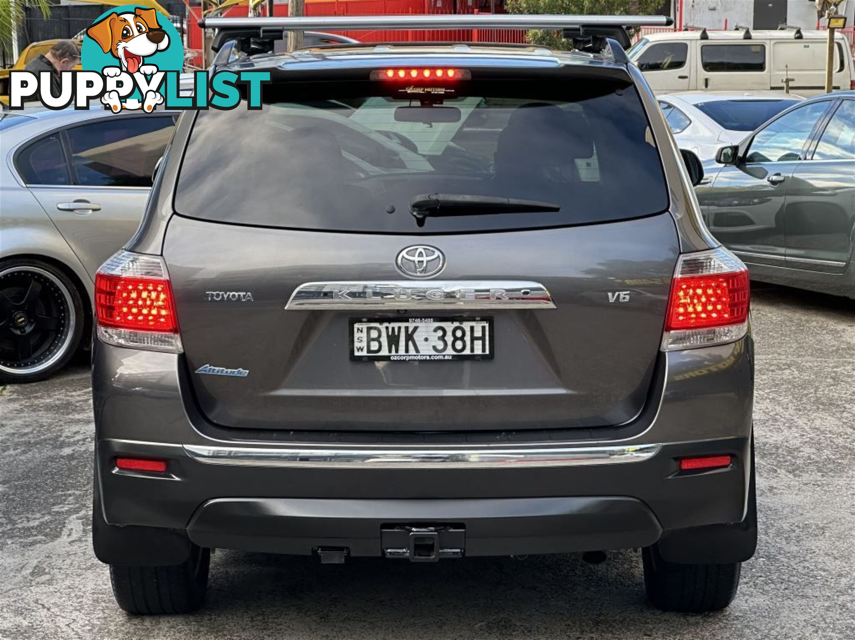 2013 TOYOTA KLUGER ALTITUDE FWD 7 SEAT GSU40R MY12 WAGON