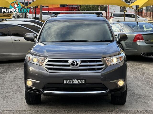 2013 TOYOTA KLUGER ALTITUDE FWD 7 SEAT GSU40R MY12 WAGON