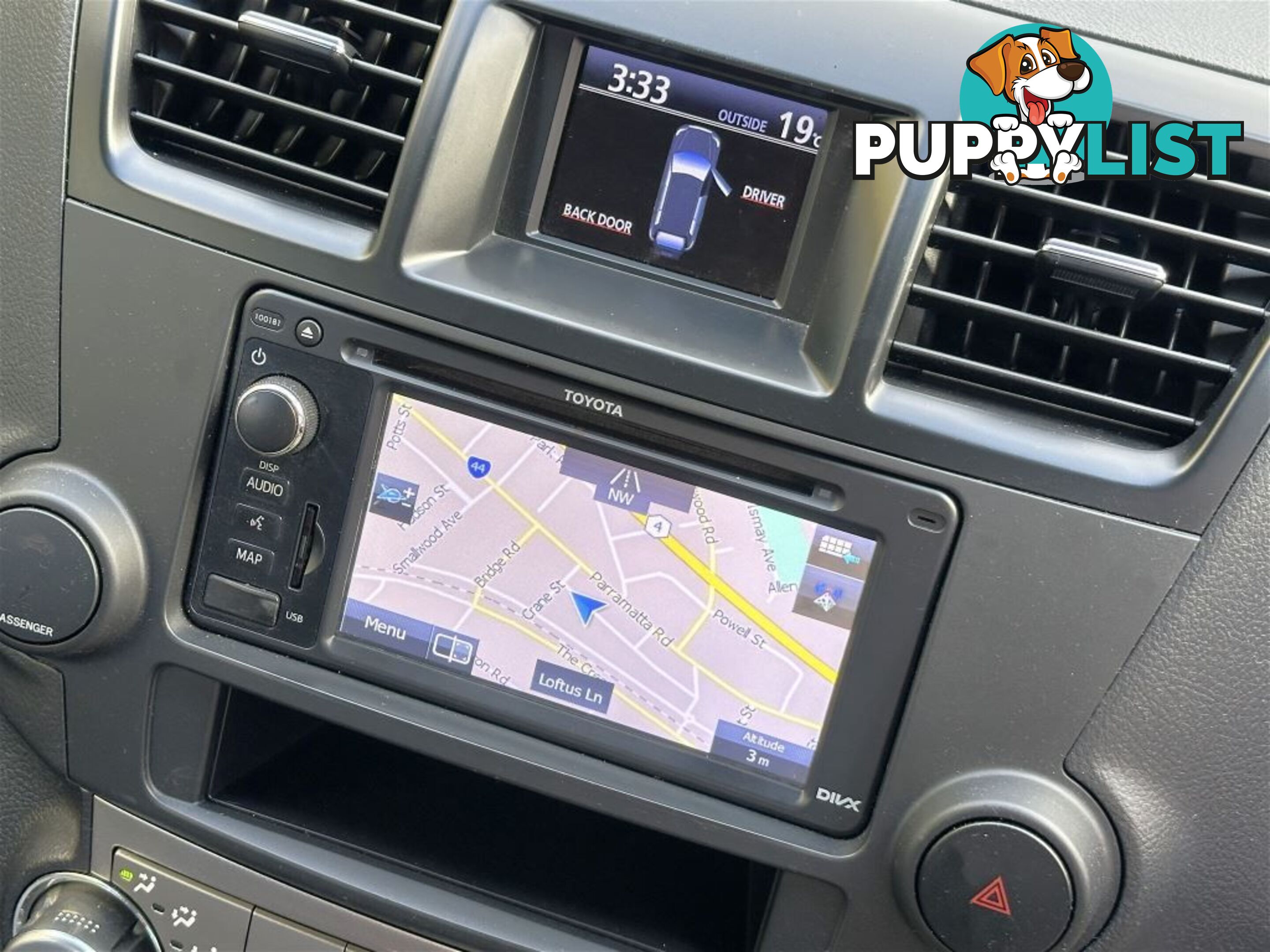 2013 TOYOTA KLUGER ALTITUDE FWD 7 SEAT GSU40R MY12 WAGON