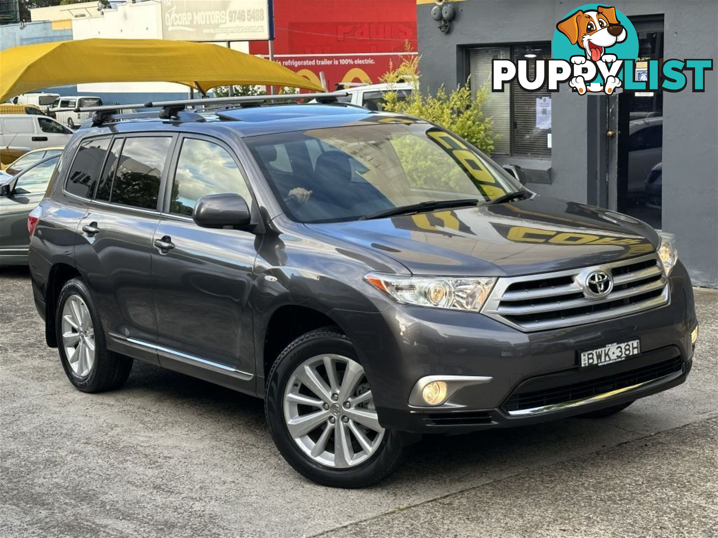 2013 TOYOTA KLUGER ALTITUDE FWD 7 SEAT GSU40R MY12 WAGON