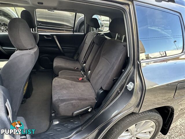 2013 TOYOTA KLUGER ALTITUDE FWD 7 SEAT GSU40R MY12 WAGON