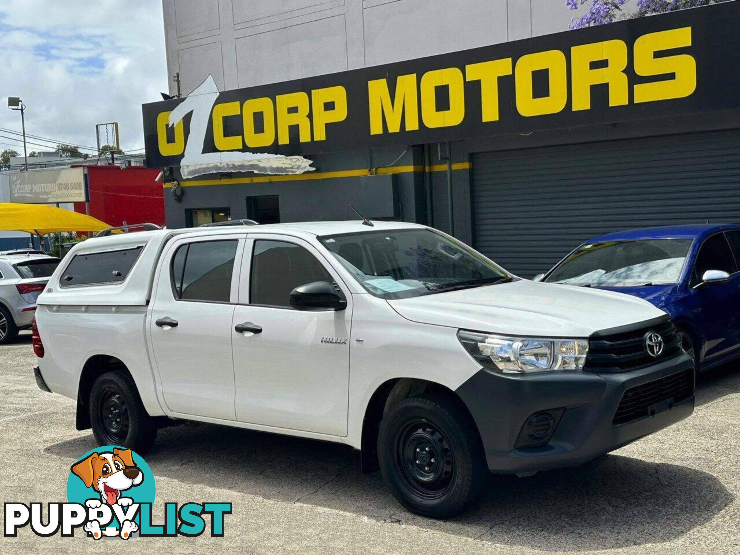 2017 TOYOTA HILUX WORKMATE TGN121R MY17 UTE TRAY, 4 DOORS, 5 SEATS