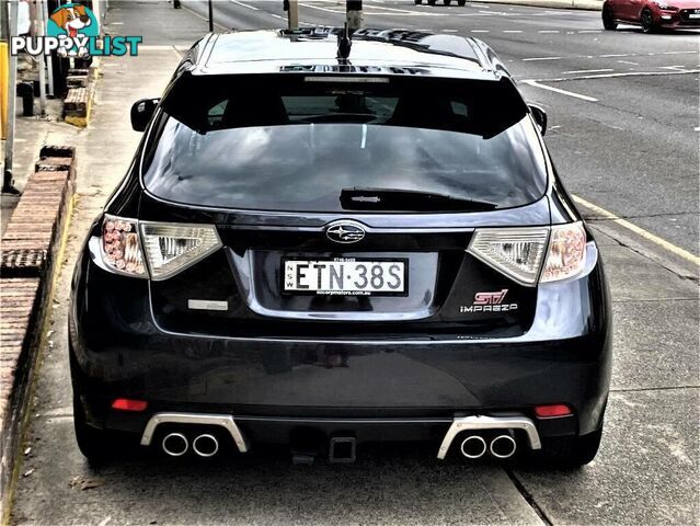 2008 SUBARU IMPREZA WRX STI MY08 HATCH, 5 DOORS, 5 SEATS