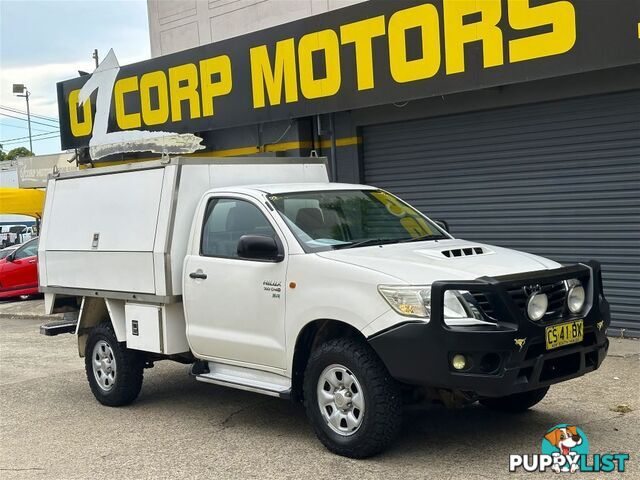 2012 TOYOTA HILUX SR 4X4 KUN26R MY12 CAB CHASSIS