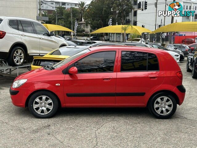 2009 HYUNDAI GETZ SX TB MY09 HATCH, 5 DOORS, 5 SEATS