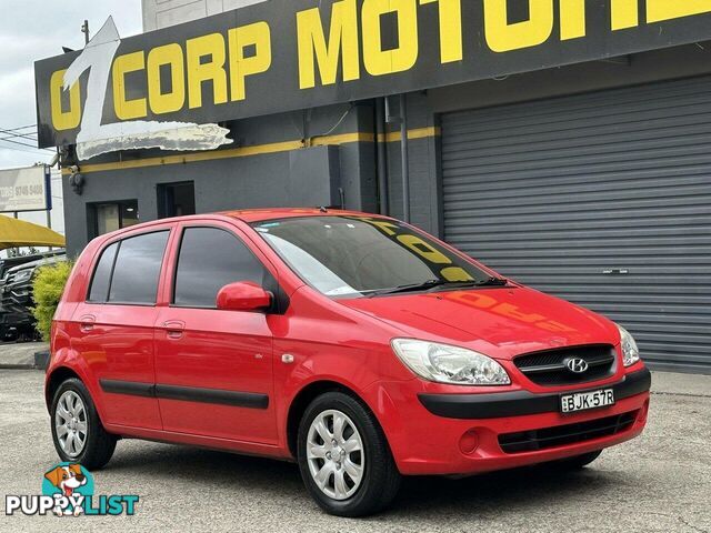 2009 HYUNDAI GETZ SX TB MY09 HATCH, 5 DOORS, 5 SEATS