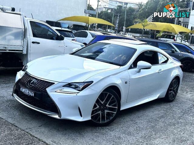 2017 LEXUS RC200T F SPORT ASC10R MY17 COUPE, 2 DOORS, 4 SEATS