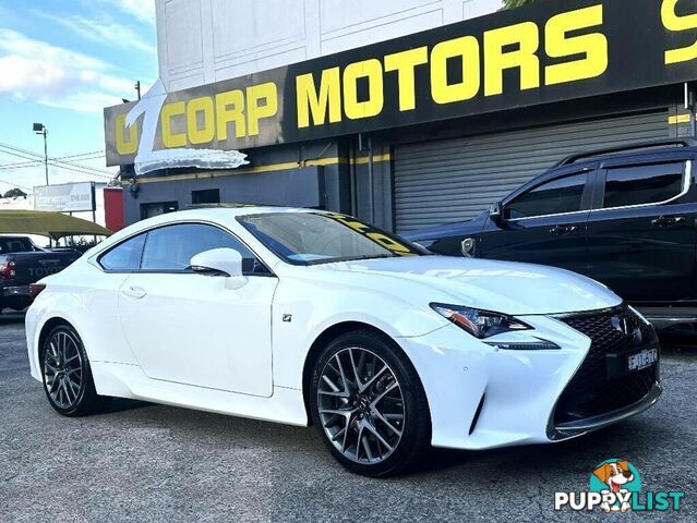 2017 LEXUS RC200T F SPORT ASC10R MY17 COUPE, 2 DOORS, 4 SEATS