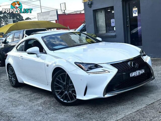 2017 LEXUS RC200T F SPORT ASC10R MY17 COUPE, 2 DOORS, 4 SEATS