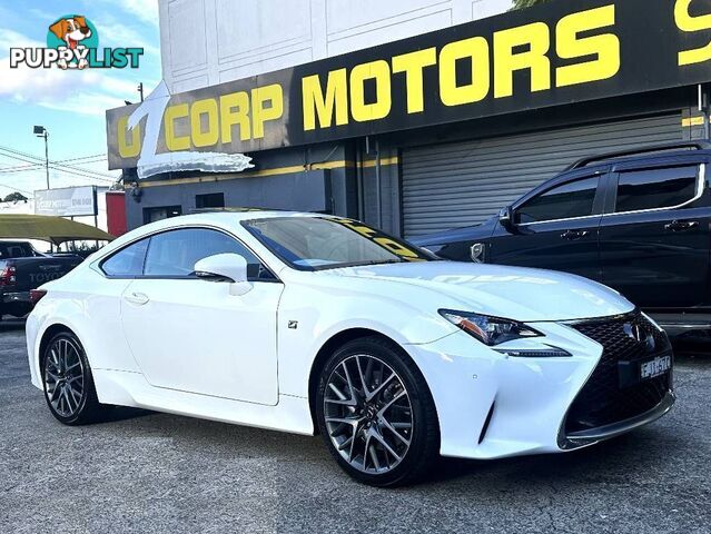 2017 LEXUS RC200T F SPORT ASC10R MY17 COUPE