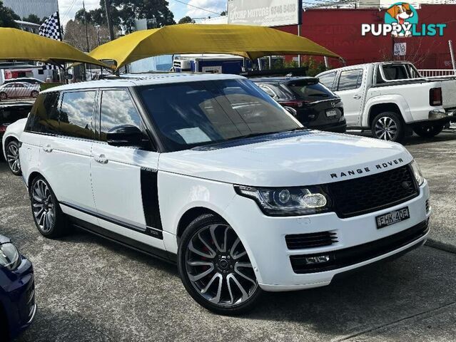 2014 LAND ROVER RANGE ROVER AUTOBIOGRAPHY SDV8 LWB LG MY15 SUV, 4 DOORS, 5 SEATS