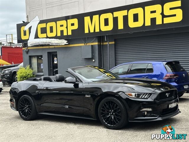 2017 FORD MUSTANG GT 5.0 V8 FM MY17 CONVERTIBLE