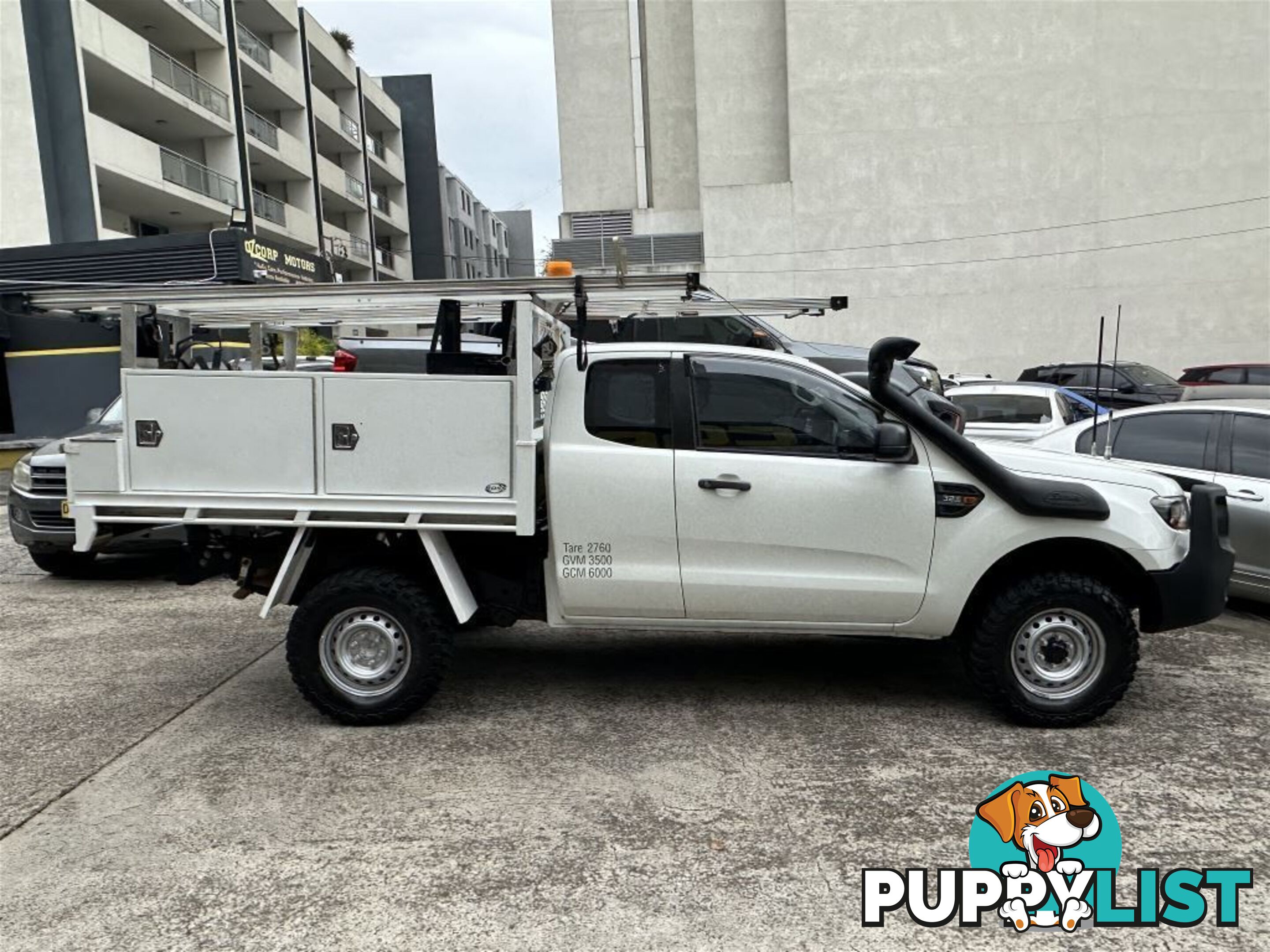2017 FORD RANGER XL 3.2 4X4 PX MKII MY17 CAB CHASSIS