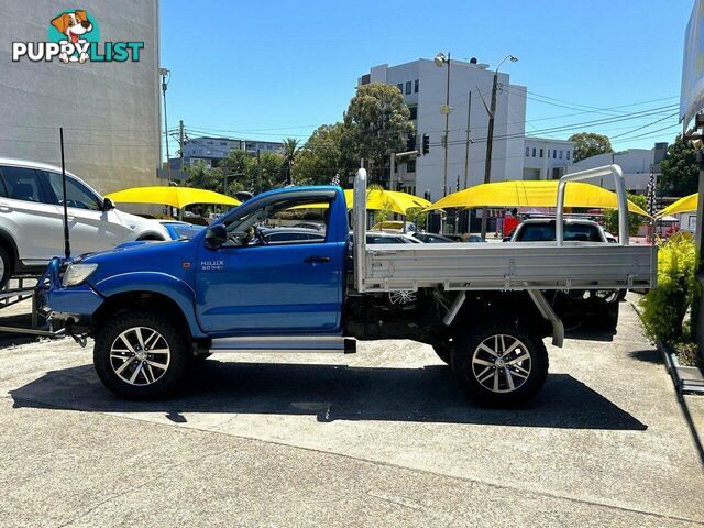 2013 TOYOTA HILUX SR (4X4) KUN26R MY12 UTE TRAY, 2 DOORS, 3 SEATS