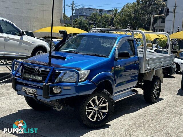 2013 TOYOTA HILUX SR (4X4) KUN26R MY12 UTE TRAY, 2 DOORS, 3 SEATS