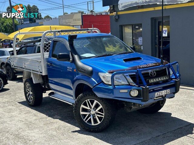 2013 TOYOTA HILUX SR (4X4) KUN26R MY12 UTE TRAY, 2 DOORS, 3 SEATS