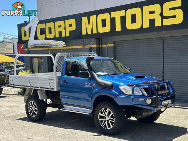 2013 TOYOTA HILUX SR 4X4 KUN26R MY12 CAB CHASSIS