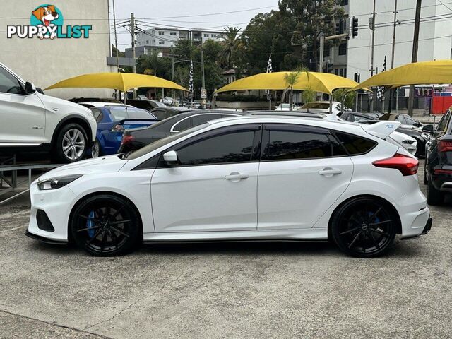 2018 FORD FOCUS RS (5 YR) LZ HATCH, 5 DOORS, 5 SEATS