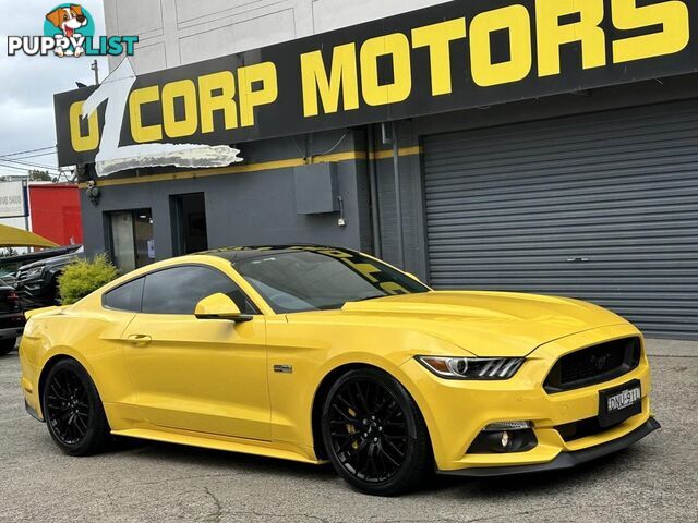 2017 FORD MUSTANG FASTBACK GT 5.0 V8 FM MY17 COUPE