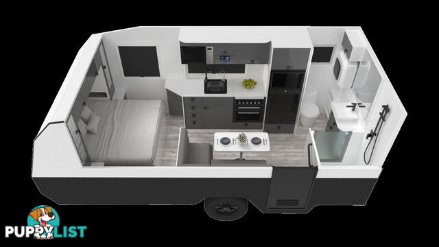 X-FACTOR OFF ROAD 176 SINGLE AXLE CARAVAN