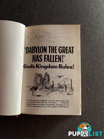 Babylon the Great has Fallen Gods kingdom Rules 1963