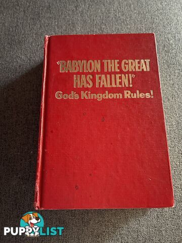 Babylon the Great has Fallen Gods kingdom Rules 1963