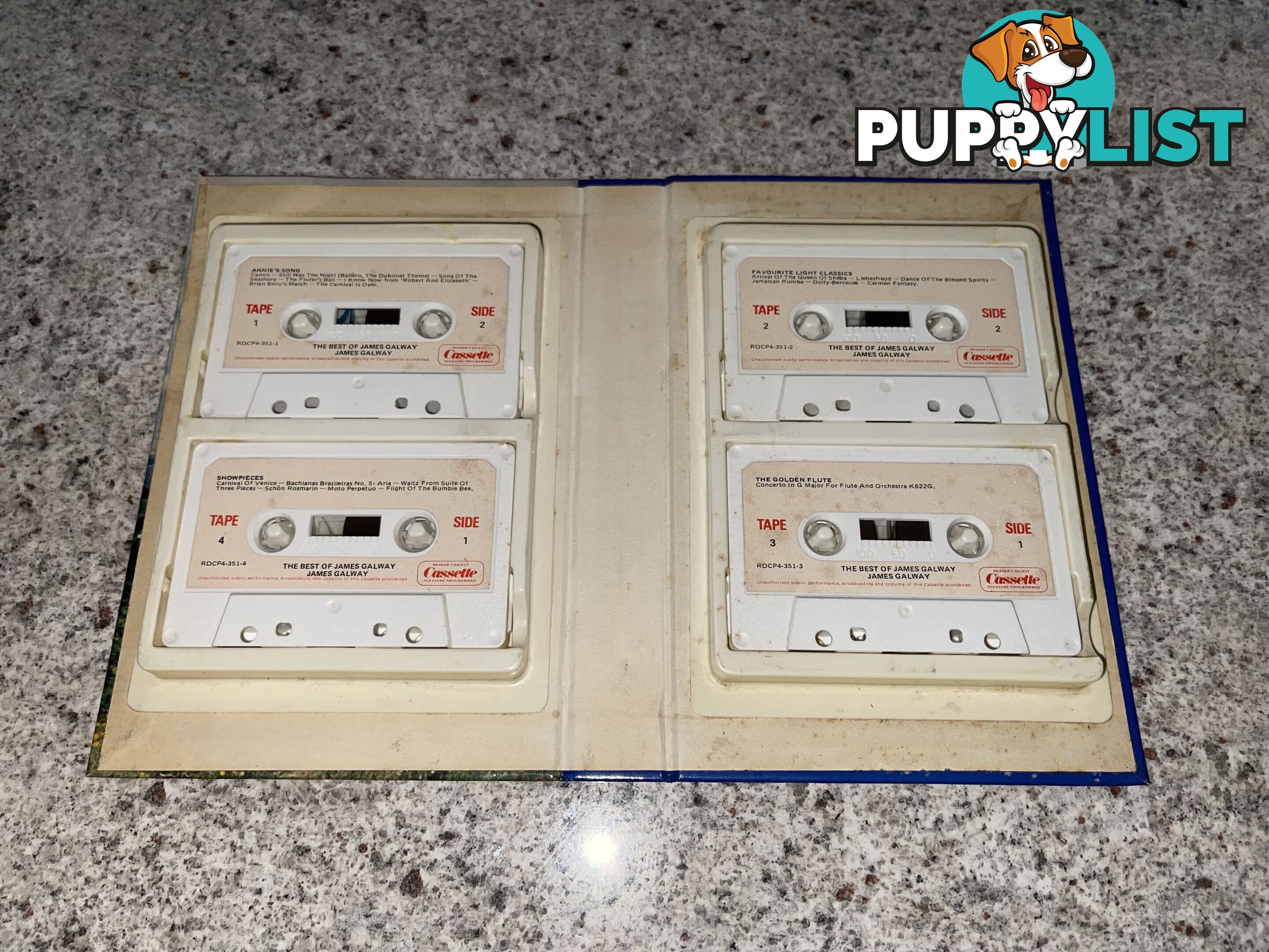 The Best of James Galway Cassette Tapes Set