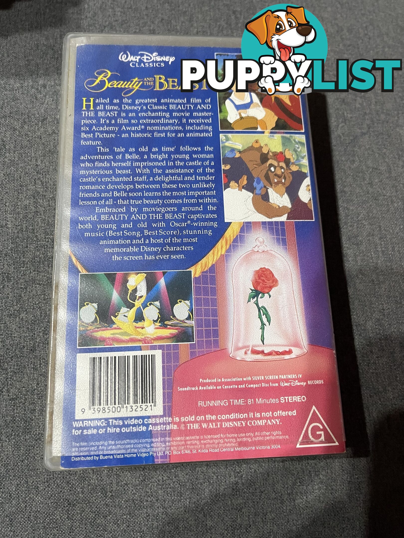 Beauty and the Beast Vide Tape