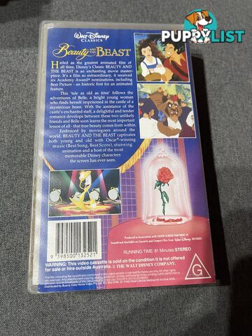 Beauty and the Beast Vide Tape