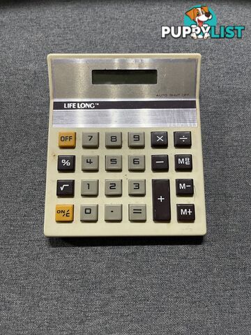 Lifelong Vintage Calculator