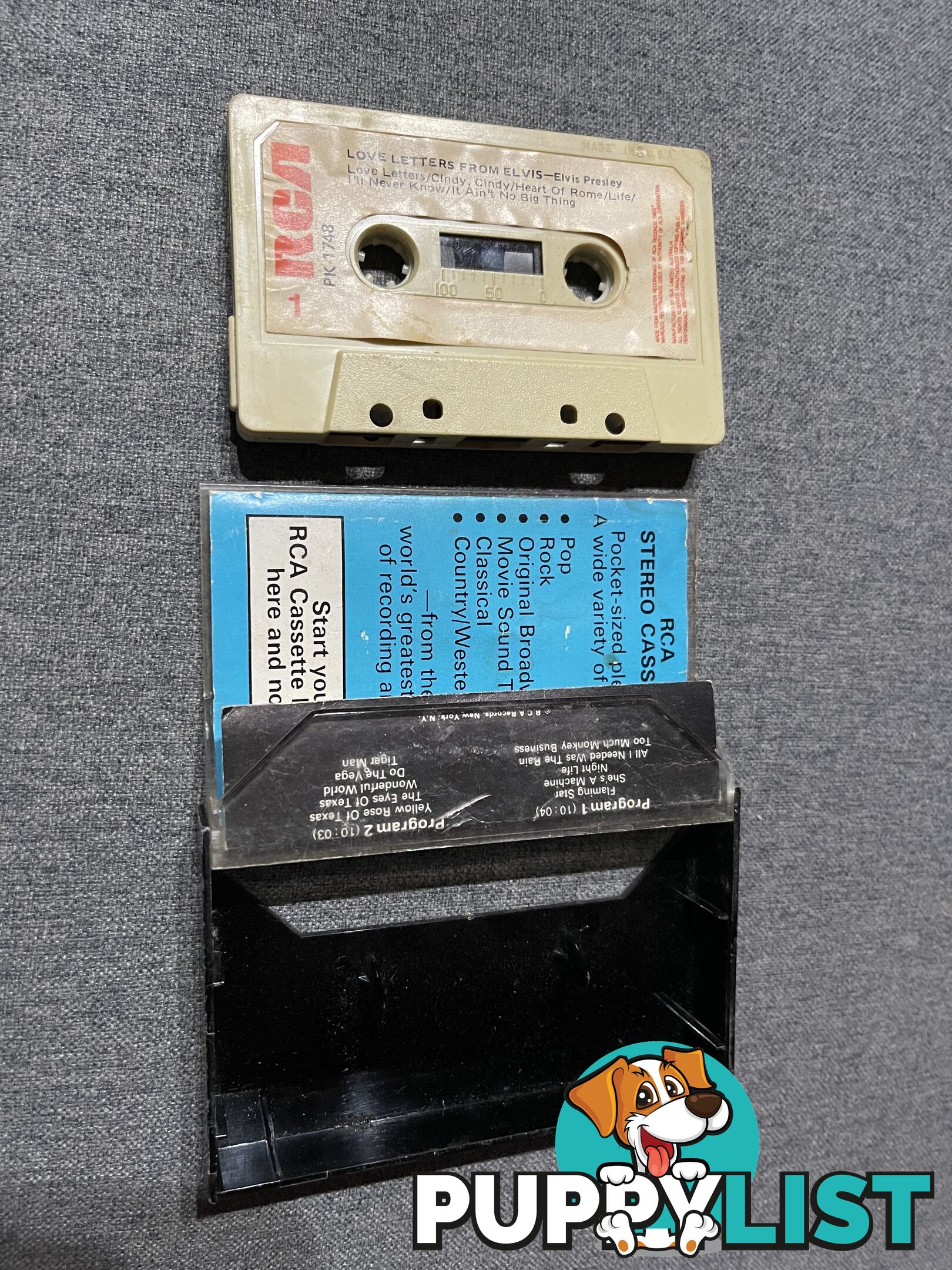 ELVIS PRESLEY VINTAGE CASSETTE TAPES