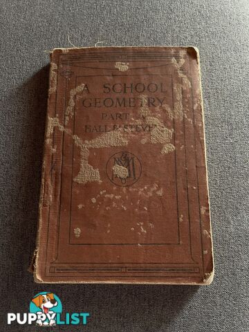 A School Geometry Part V 1931
