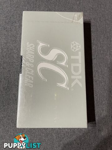 Blank TDK Video Cassette Tape