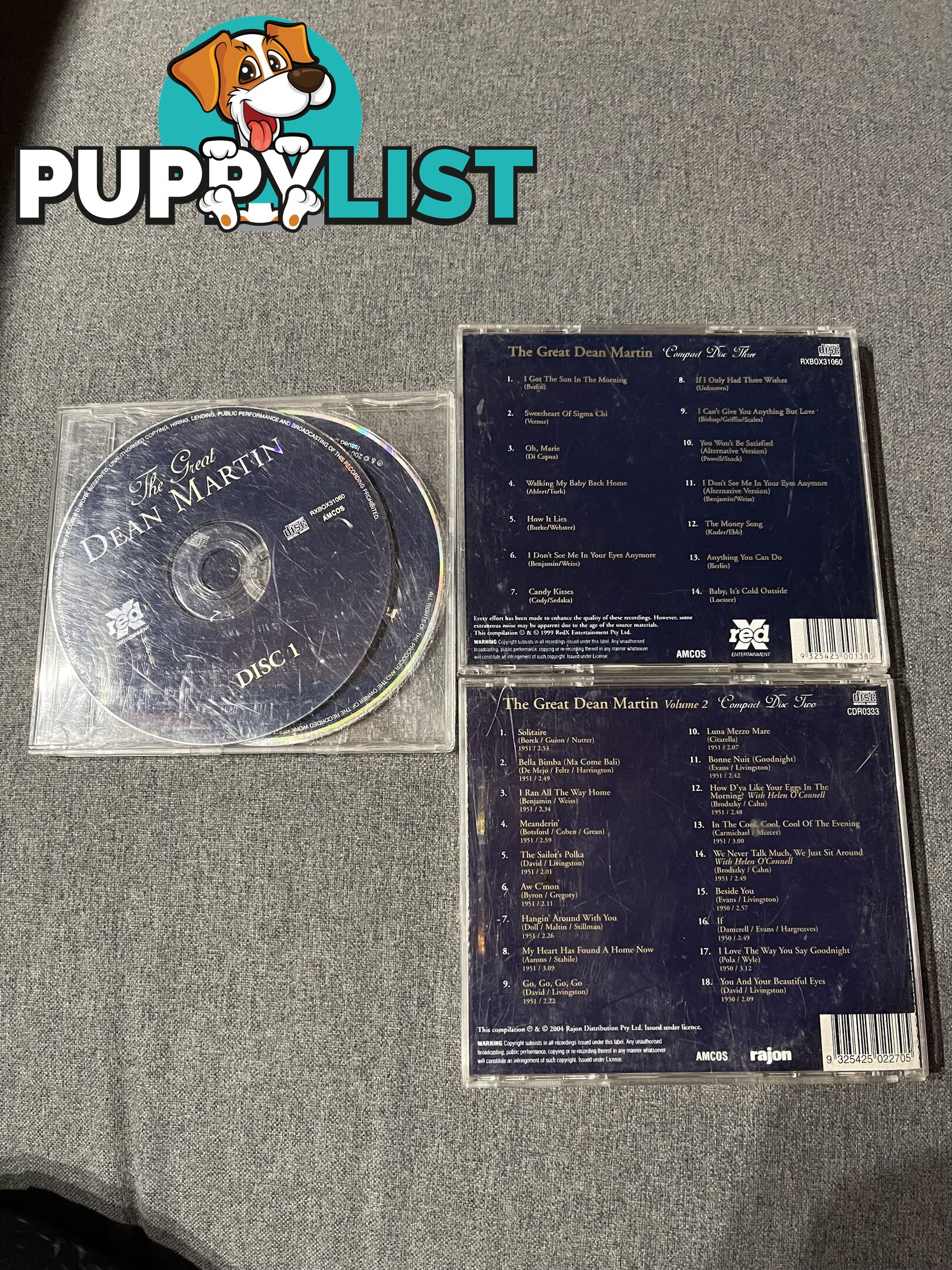 Dean Martin CD Bundle