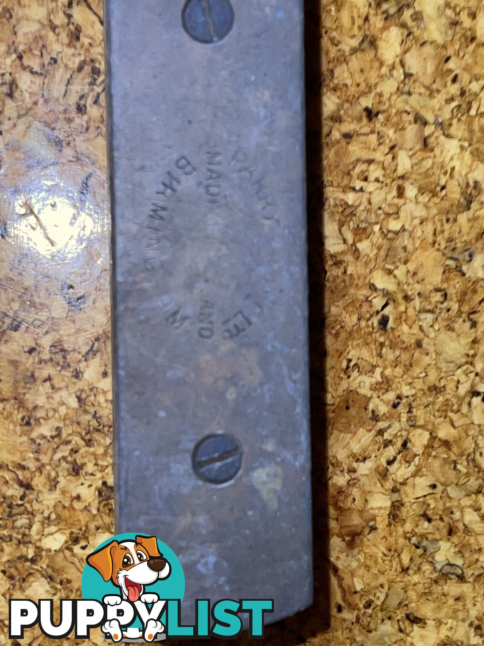 Antique English Wooden Spirit Level